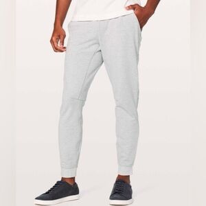 Men’s Lululemon City Sweat Joggers 29” in Heathered Ultra Light Grey Sz XL